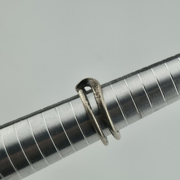 Ring Sterling Silver MCM MODERN contemporary Artisan Organic Minimalist Size 6.5 - Picture 5 of 11